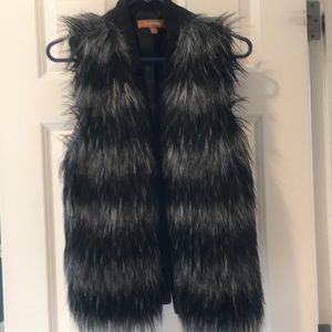 Woman’s Ellen Tracy Faux Fur Vest